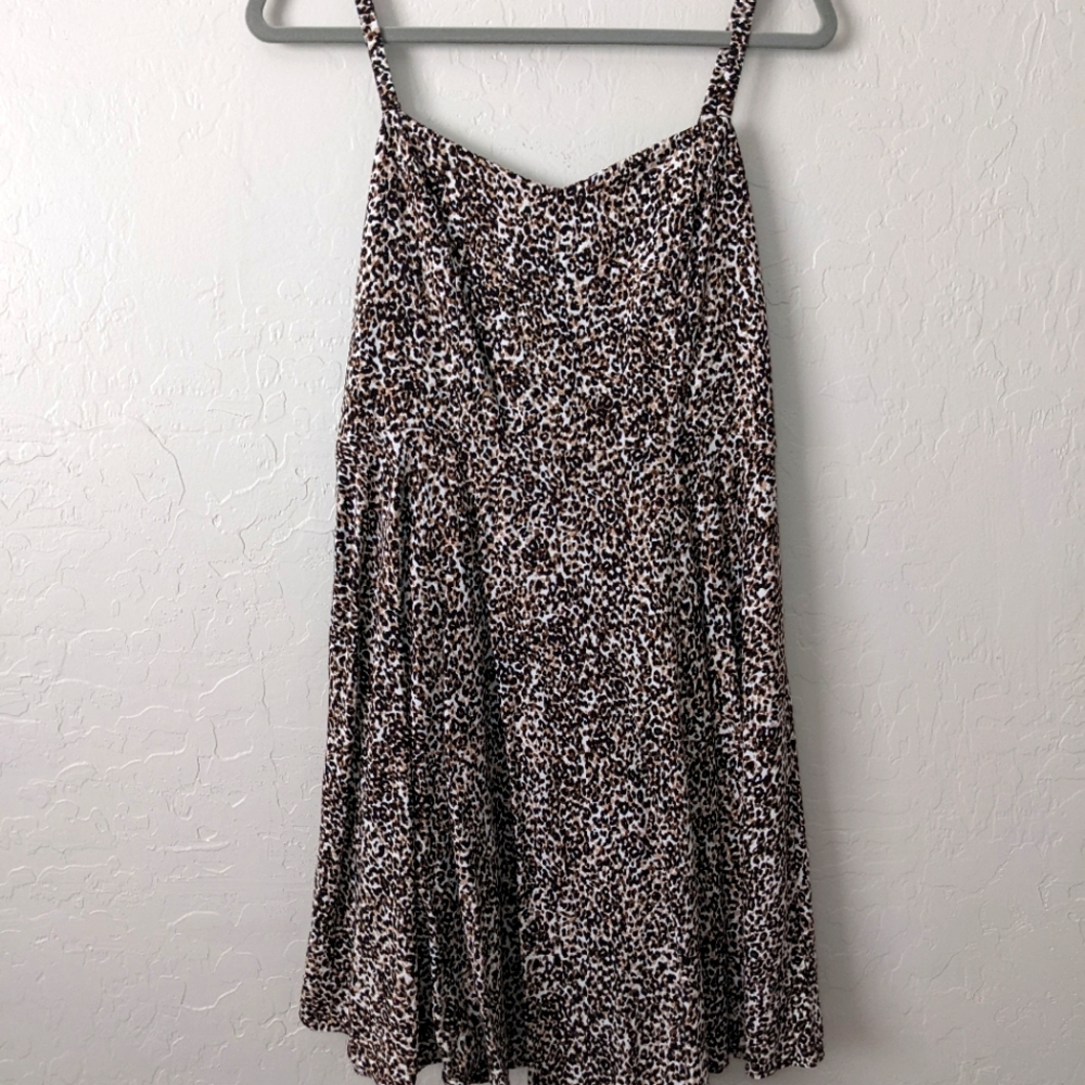 Old Navy Leopard Print Dress L